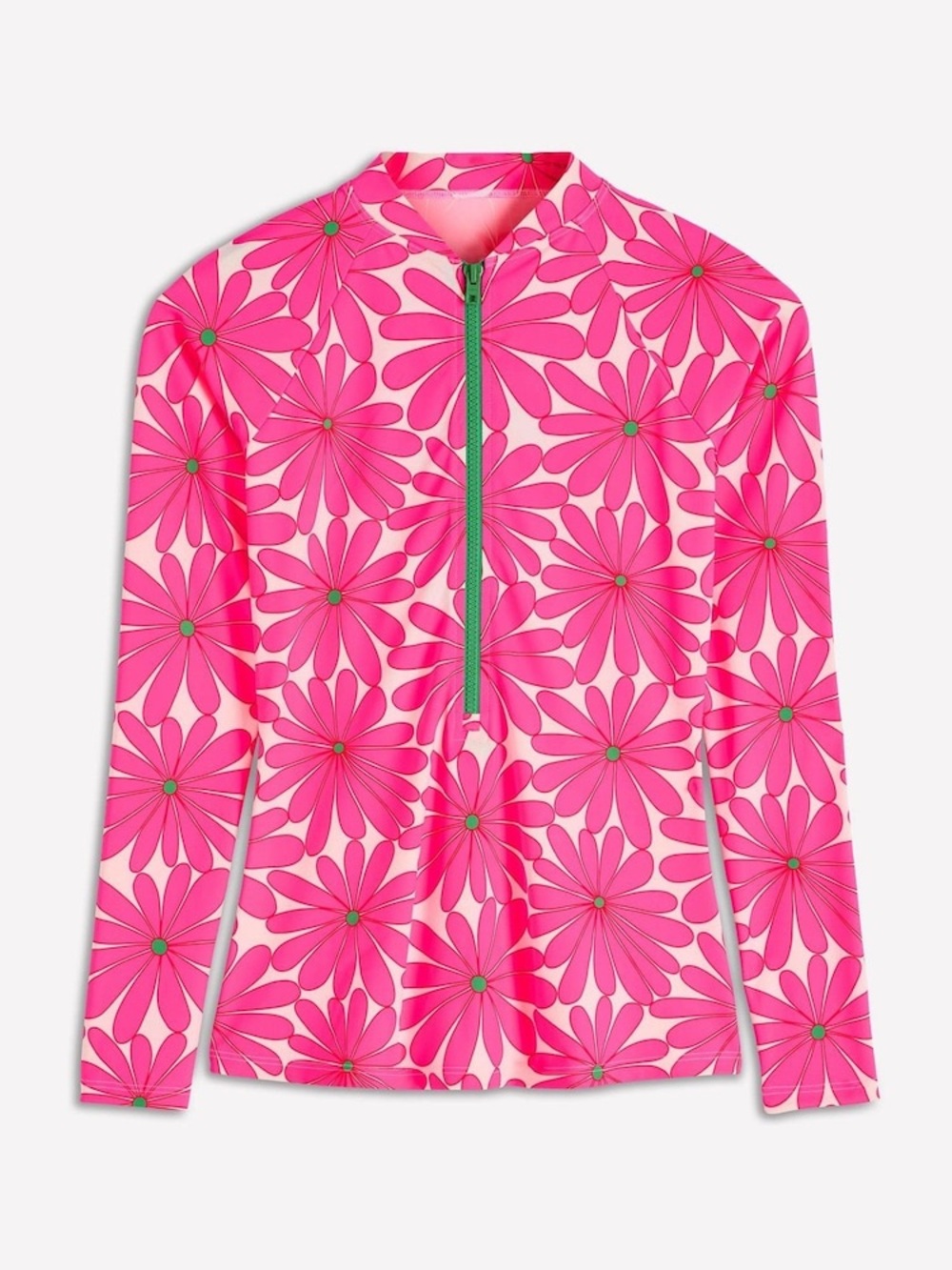 Boden Pink Long Sleeve Rash Guard Top - Picture 5 of 12